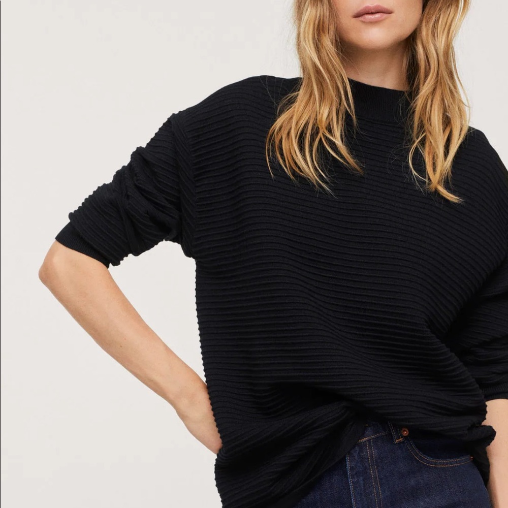 Mango oversized knit sweater